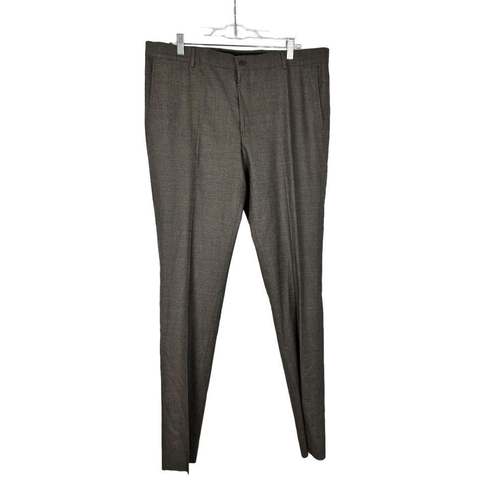New Nordstrom Tech-Smart Trim Fit Brown Mole Pants Men’s 38W